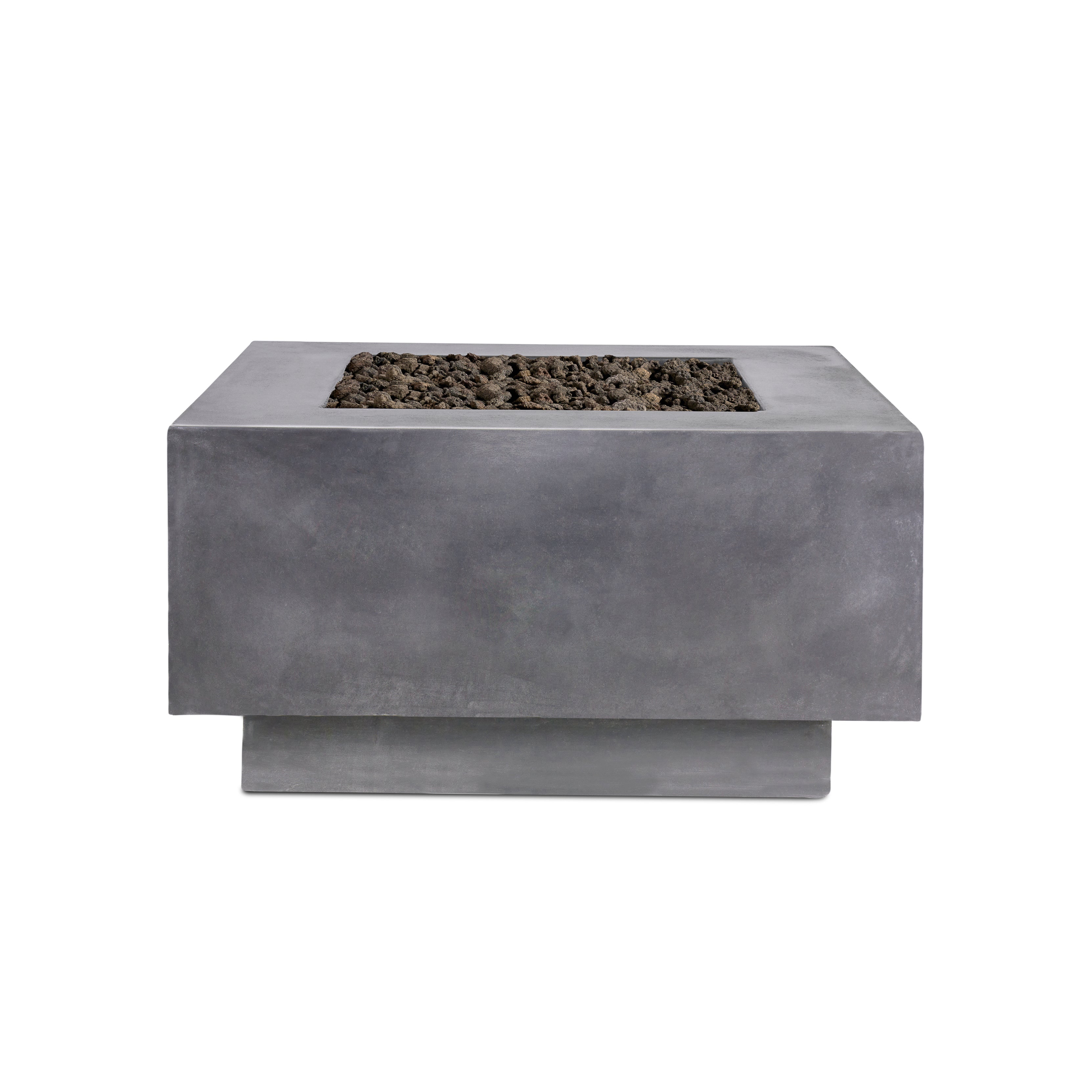 Cubo Concrete Fire Table