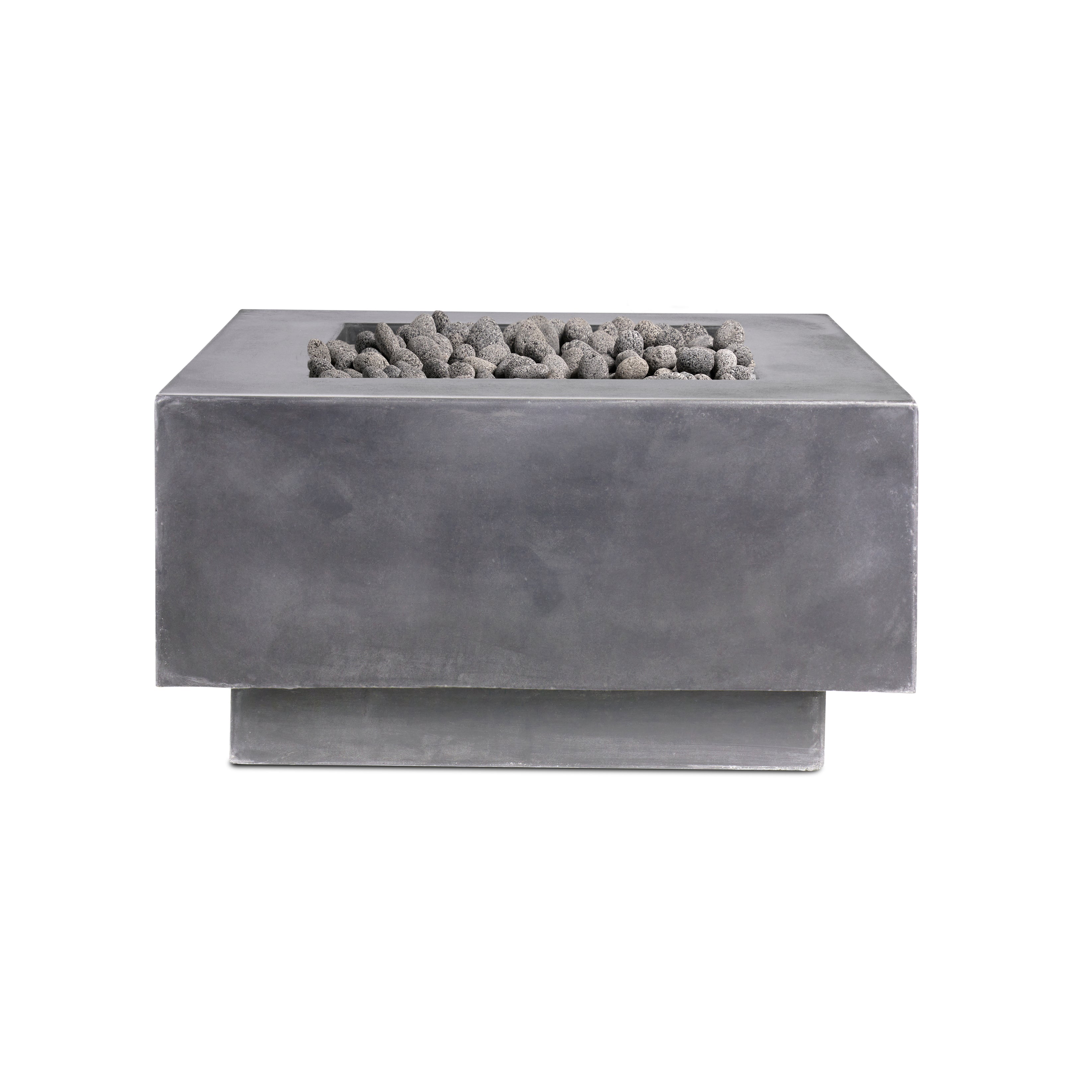 Cubo Concrete Fire Table