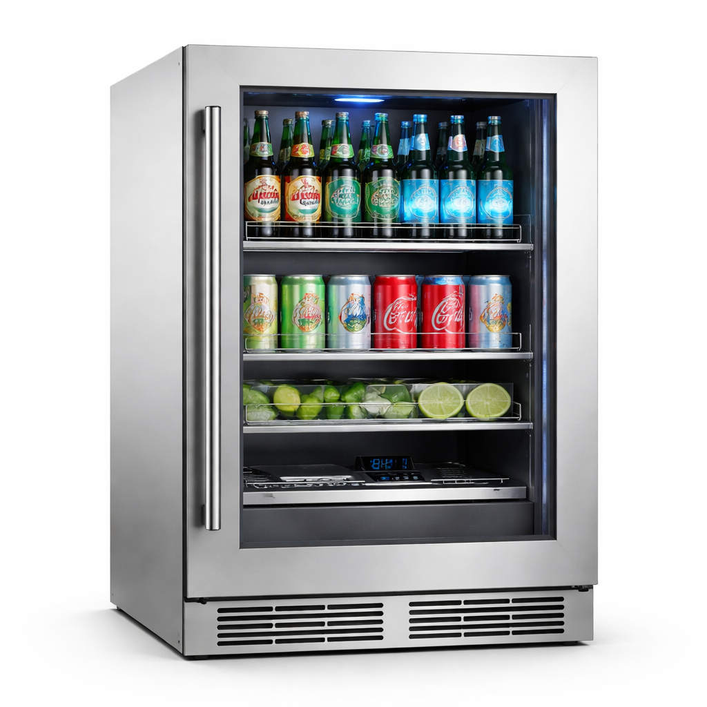 Built-In Outdoor Beverage Refrigerator
