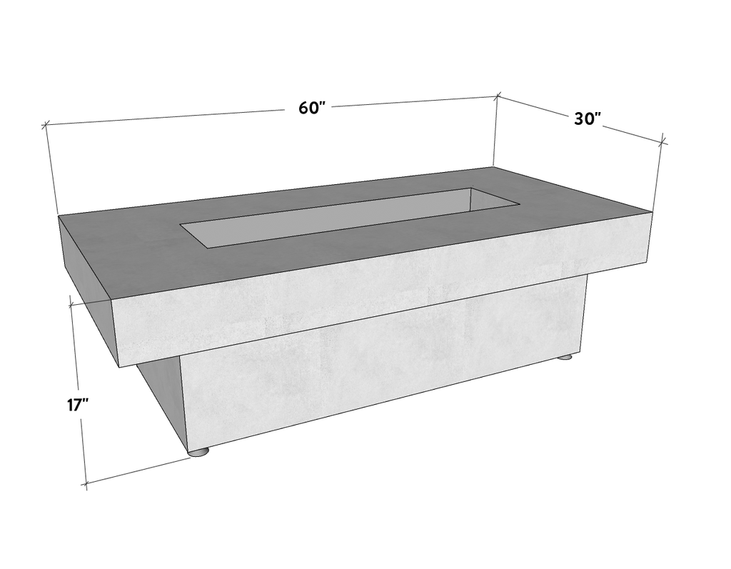 Toplina Concrete Fire Table